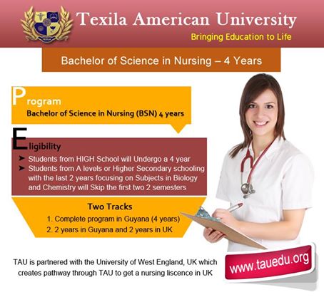 TAU offers Nursing Programs in its Campus at affordable fees