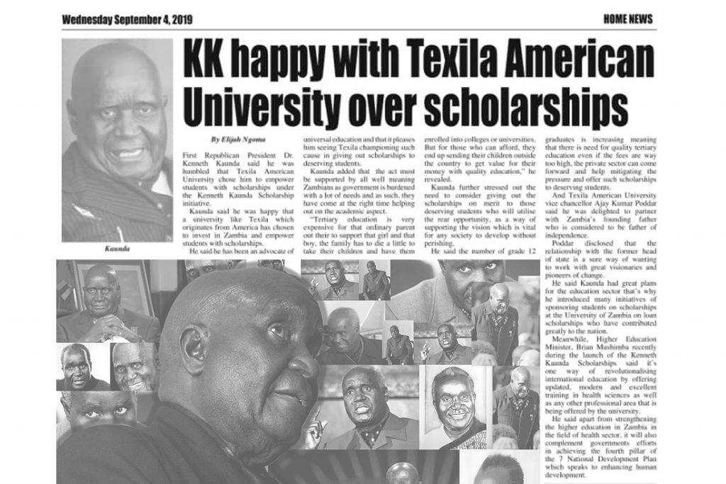 Kenneth Kaunda Scholarship