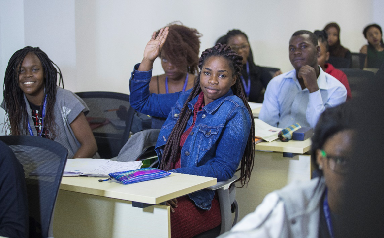 Medical University classroom in zambia